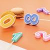 Set of 10 Macaron-Colored Birthday Number Candles, 0-9, Perfect for Celebrating Birthdays, Anniversaries, Weddings, Graduations, and More. Stylish and