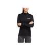 Adidas Outdoor Quick-Dry Long Sleeve T-Shirt Women Tops Black HM4016