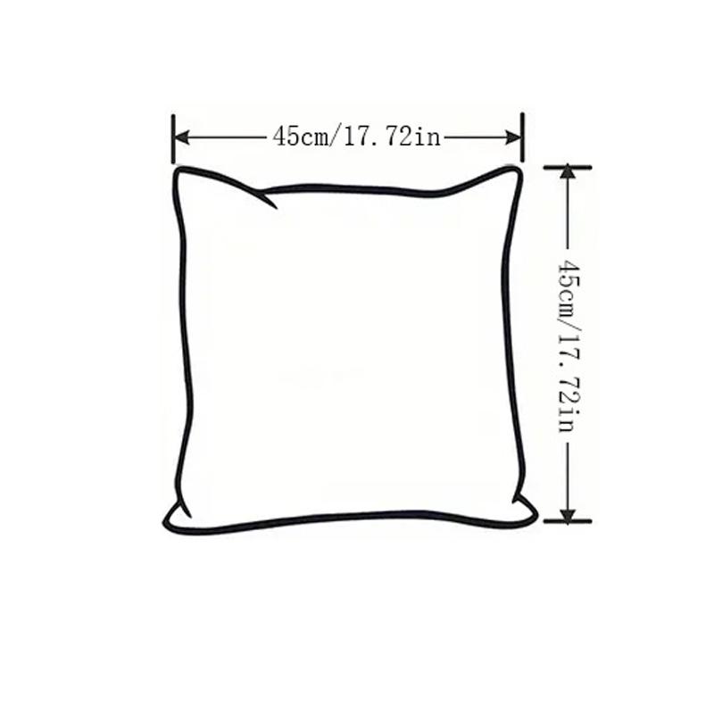 "Un Poquito De Por Favor" Pillow Cover 2D Printed Polyester Sofa Cushion Case – Fun Spanish Quote Minimalist Decor