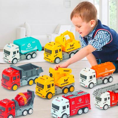 Built Fire-Fighting Engineering Car Toys Gifts For Pre-school Children