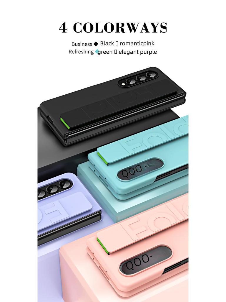 "Protective Case with Elastic Wristband for Samsung Z Fold6/5/4/3/2 - Anti-Fall, Folding Screen Compatible"