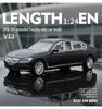 1:24 BMW 760 Extended Six-Door Alloy Model Car with Sound and Light Features