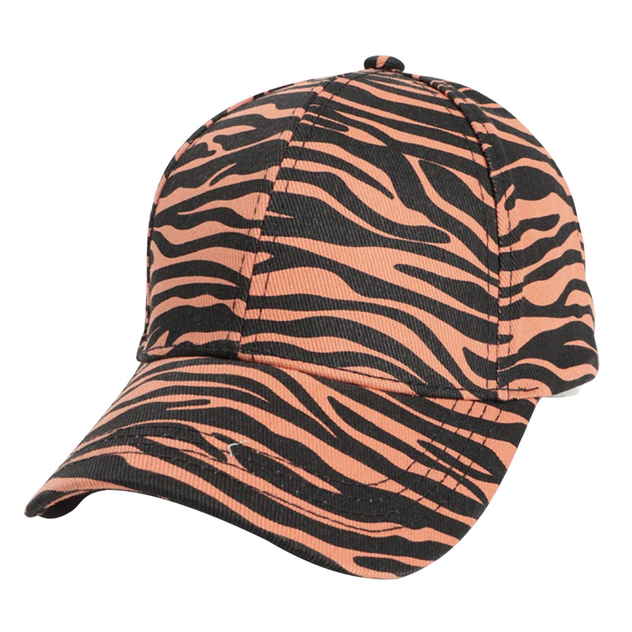 

Zebra Pattern Animal CA550 [White Fang] Hat, Design, Stylish, Men s, Women s, (Red)