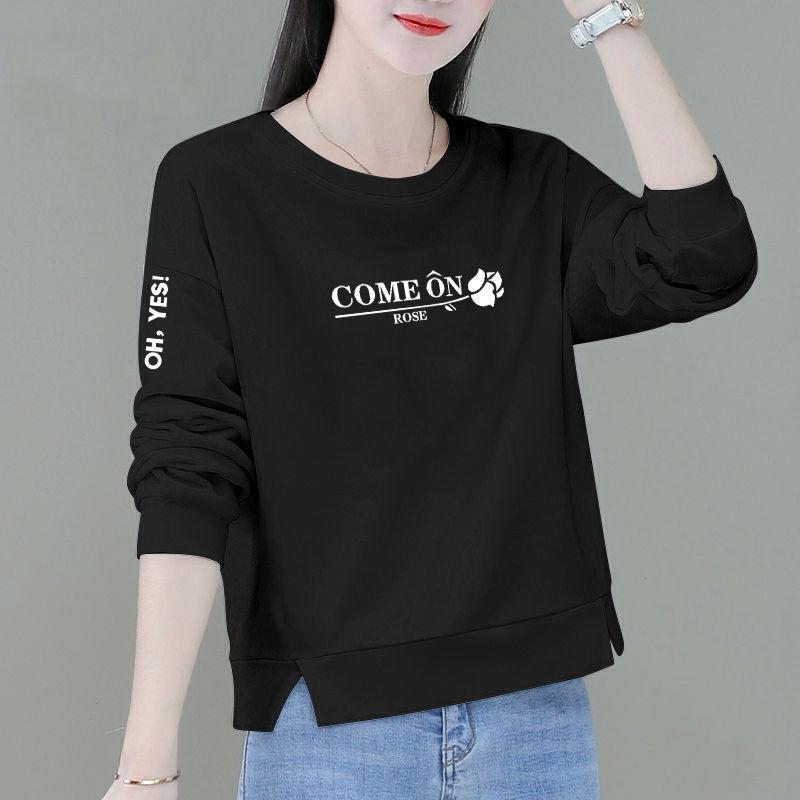 YYFS Damemote Uformelt vår høst med lange armer bluser og skjorter med o-hals