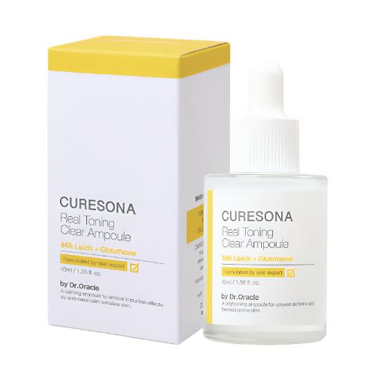 

Доктор. Oracle CureSona Сияющая ампула 40 мл (3 Типы) 3)Real Toning Clear Ampoule