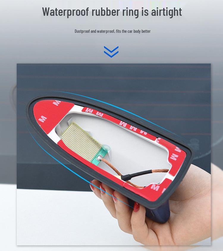 Second Gen Shark Fin Roof Antenna: FM/AM Signal, Punch-Free Installation