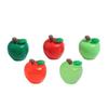 3D Cartoon Apple Resin Charms for DIY Jewelry and Keychains