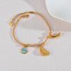 European And American Retro Multi-Element Bracelet For Women Celebrity Style Does Not Fade 18K Gold Fashionable Ladies Jewelry