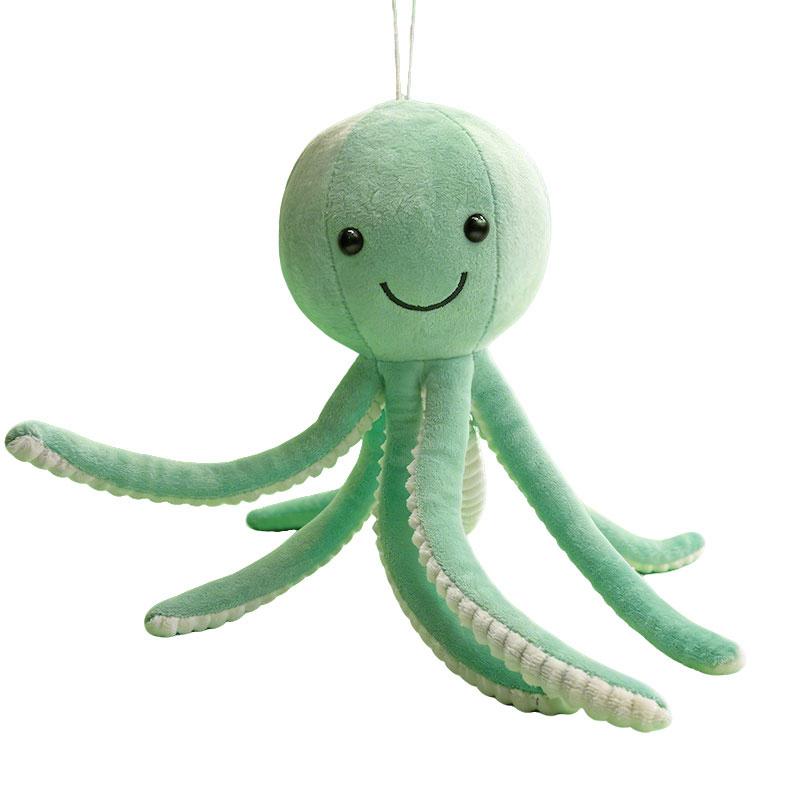 30cm Sterren Octopus Pluche Speelgoed Gevuld Waterdier Cartoon Dier Pop Lachend Gezicht Pluche Knuffel Kalmerend Verjaardagscadeau 30cm groen