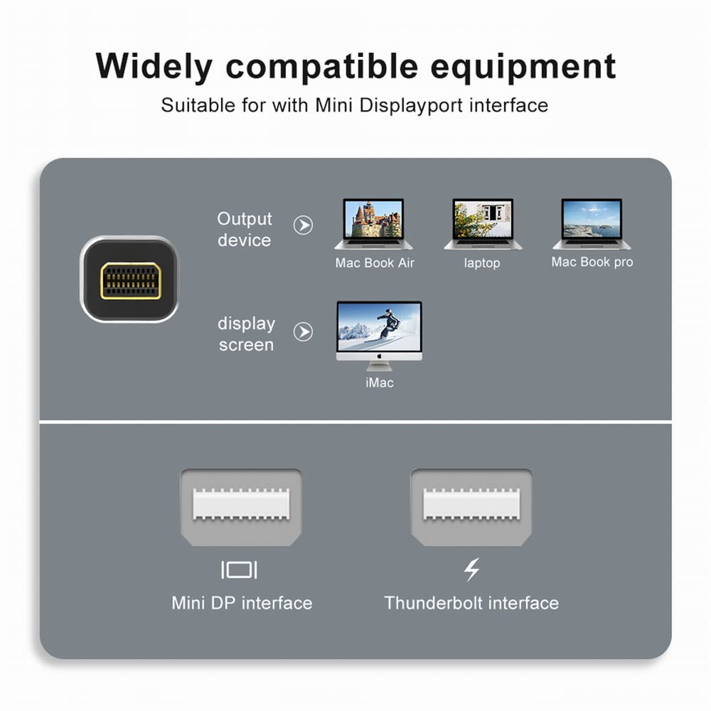 Xiwai 8K Mini DisplayPort Male To Mini DP Female 60hz Adapter for UHD 4K 144hz Ultra HD Laptop PC Monitor Video 1.4 76804320