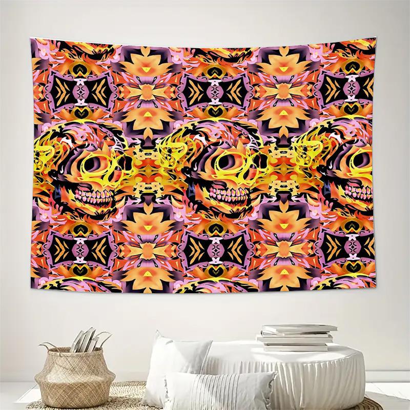Bohemian Wall Tapestry Aesthetic Room Decor Nature Landscape Tapestry Tribal Wall Hanging Dorm Room Decor Vintage Throw Blanket