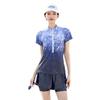 Womens 3-Piece Modest Swimwear Set With Shorts Light Compression Fit Quick-Dry Nylon Hot Springs Beach Vacation