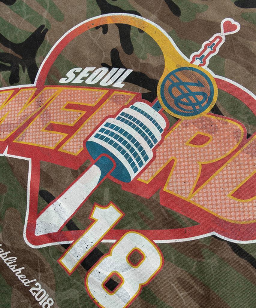 Wieoldeuwoldeu Heart Tower Camouflage T-Shirt