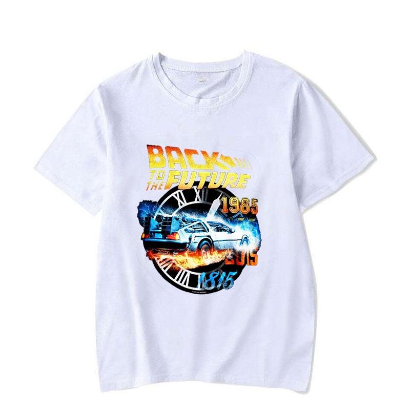 Hot Back To The Future TShirt Unisex Women Fashion Y2k Harajuku T Shirt Summer Cool Short Sleeve Hip Hop Unisexs Clothing Top Tee