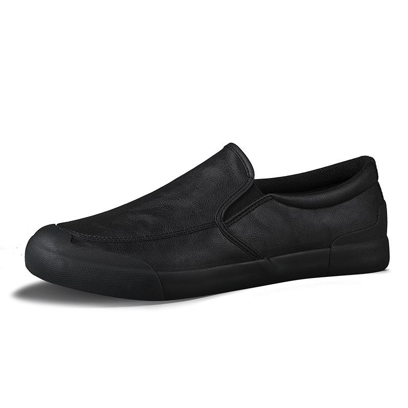 Flash step men's shoes cotton shoes men's casual leather shoes Korean version trend low-top board shoes autumn and winter shoes 9101 9153