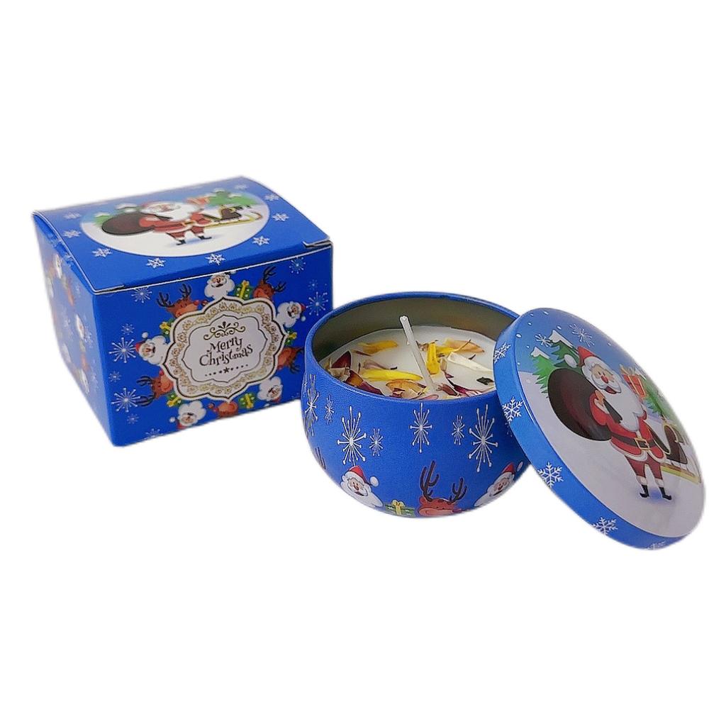 Christmas Candle Gift Box Aromatherapy Candle Set Plant Essential Oil Fragrance Aromatic Candle Holiday Gift