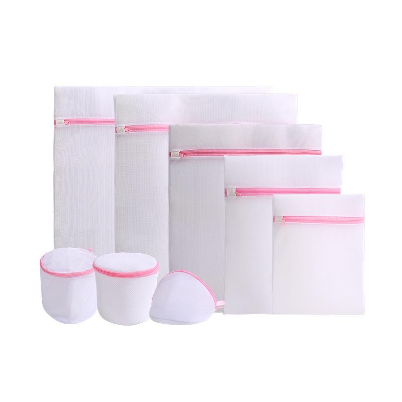 8-Piece Washing Bag Set: Thickened Protection, Coarse & Fine Mesh, Machine Washable for Bras & Underwear