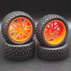 4 Pieces Car Tires 1:10 Replacement Assembly Buggy Modification Vehicles Wheels for 94166