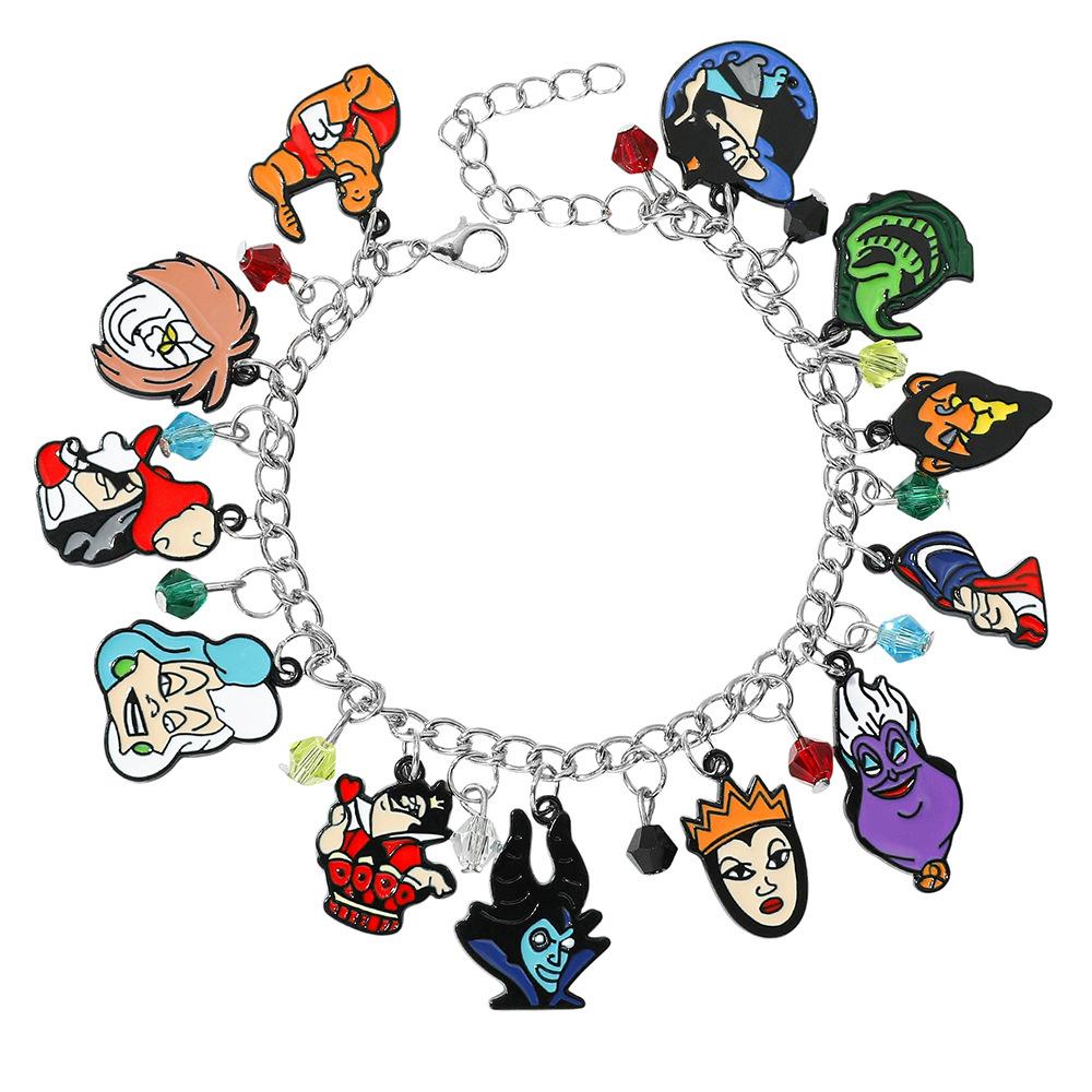 Halloween Anime Cartoon Theme Adjustable Superhero Character Bracelet Accessory