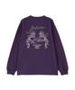 Double Dragon Souvenir Size T-Shirt, Men's, M, 080, Purple, 783-5130011
