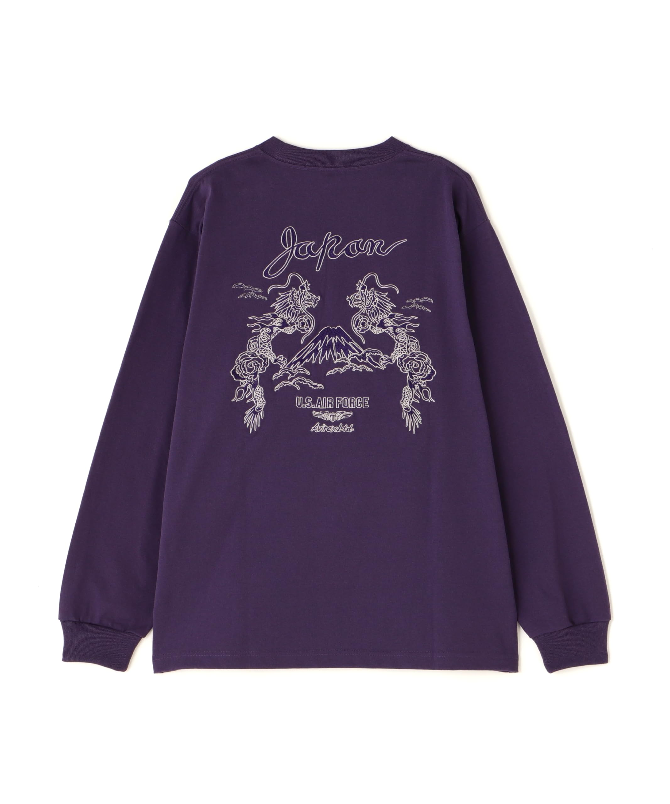 

Avirex Double Dragon Souvenir Size T-Shirt, Men s, M, 080, Purple, 783-5130011