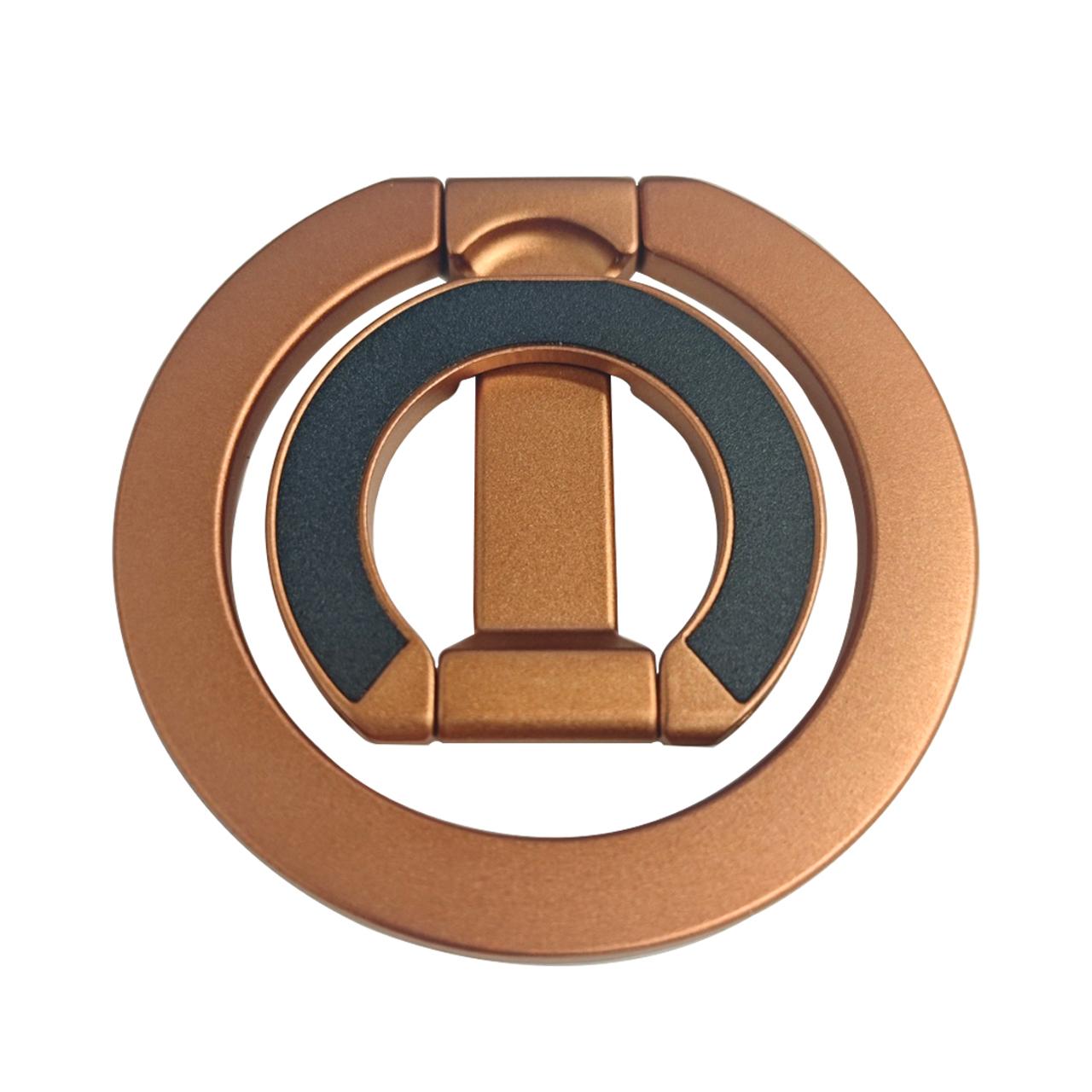 

2025 Двосторонній магнітний тримач для телефону MagSafe, магнітне кільце-тримач для телефону, підставка, магнітний тримач для iPhone 15 16, Android, для тренажерного залу, автомобіля коричневий