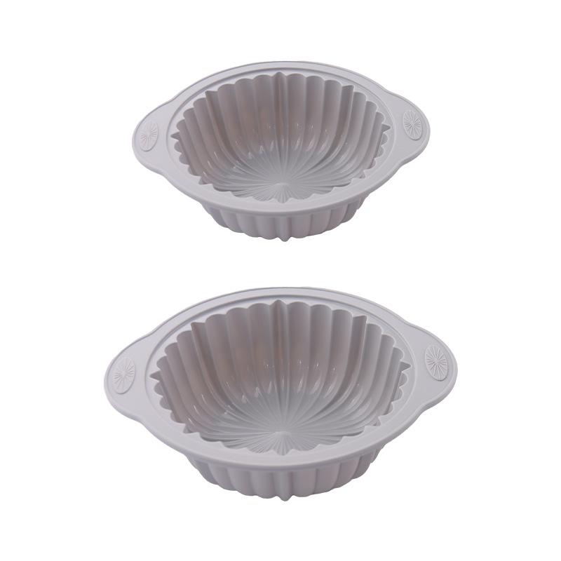 New round cake mold baking cake baking mat, popular air fryer silicone baking pan