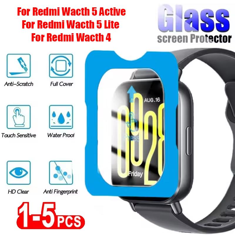 Pro Redmi Watch 4 5 Active Tvrzené sklo Ochranné fólie na displej Pro Redmi Watch 5 Lite HD Čiré Ochranné sklo Příslušenství