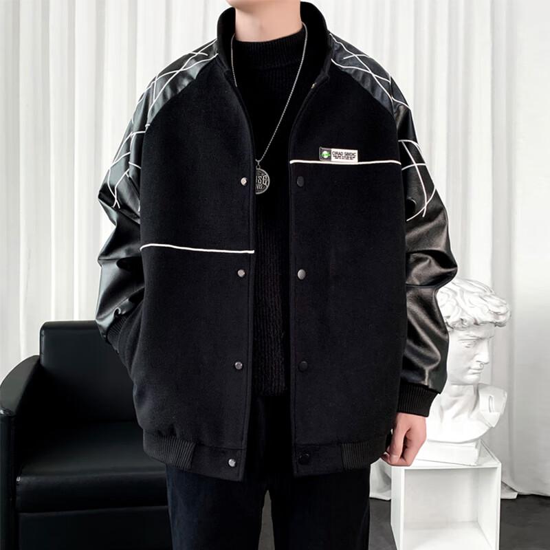 ROMON Men's Casual Baseball Jacket