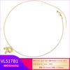 Glossy Balloon Letter Necklace Simple Chubby 26 English Letter Clavicle Chain Vl517