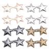 2 Pairs Pants Waist Tightener for Loose Jeans Alloy Star Jean Waist Pin No Sew Detachable Waist Buckle Button Pins for Women Jeans Skirts Trousers