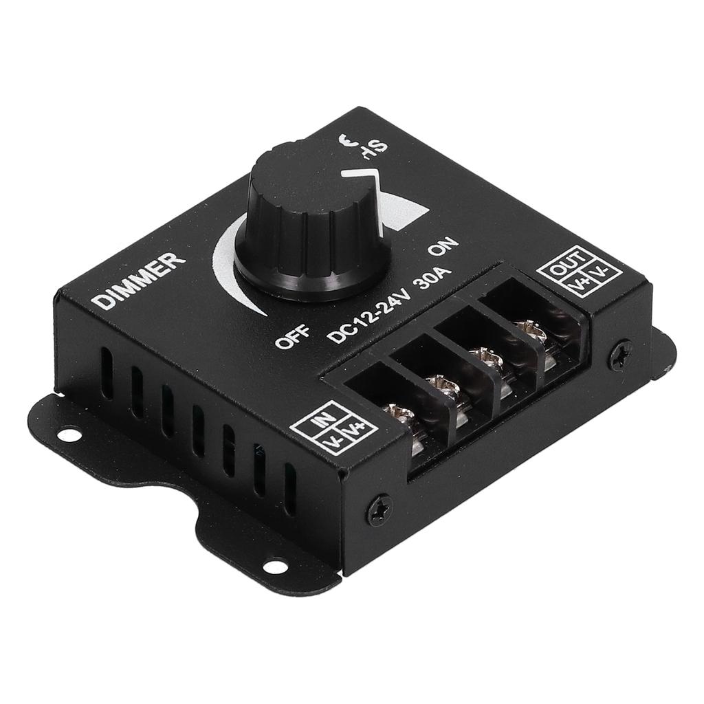 Dimmer LED Single Color Light Brightness Adjustment Knob Switch Equipment DC 1224V 30A