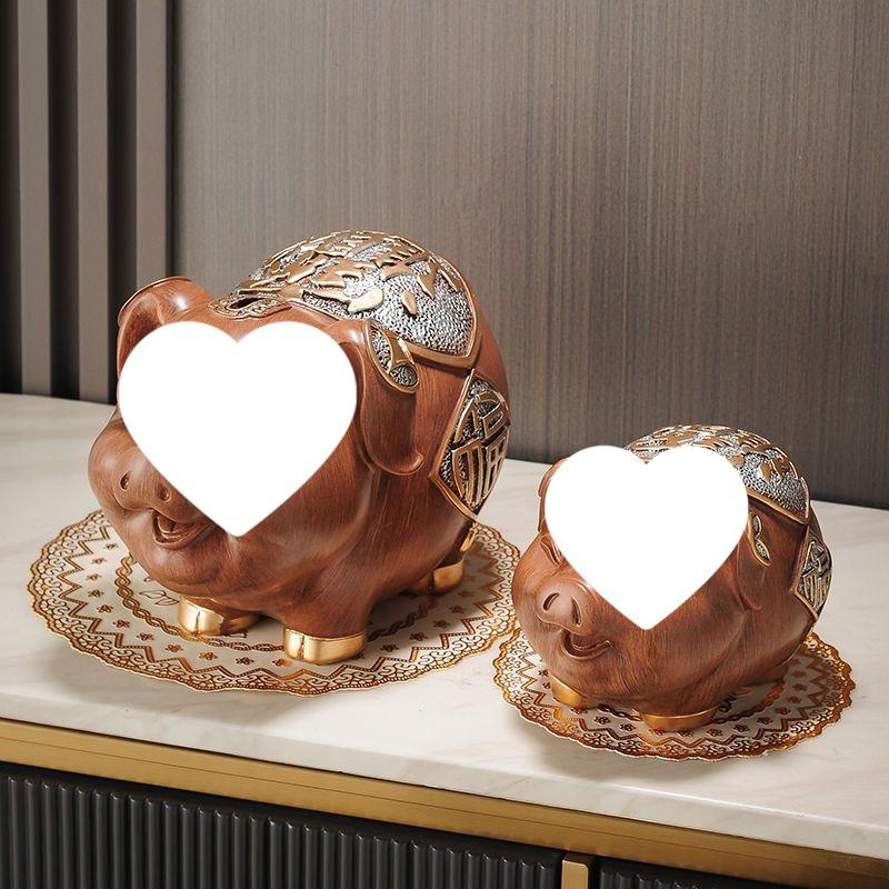 2026 Kreatives Sparschwein: Einzigartiges Sparschwein-Ornament mit großem Fassungsvermögen