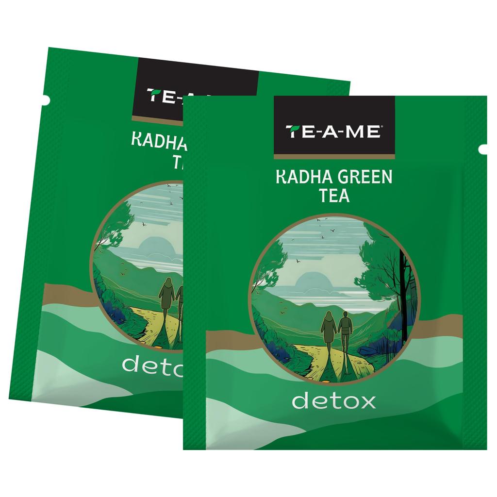 TE-A-ME Detox Kadha Green Tea Bags 100 pcs | Green Tea | Green Tea Bags