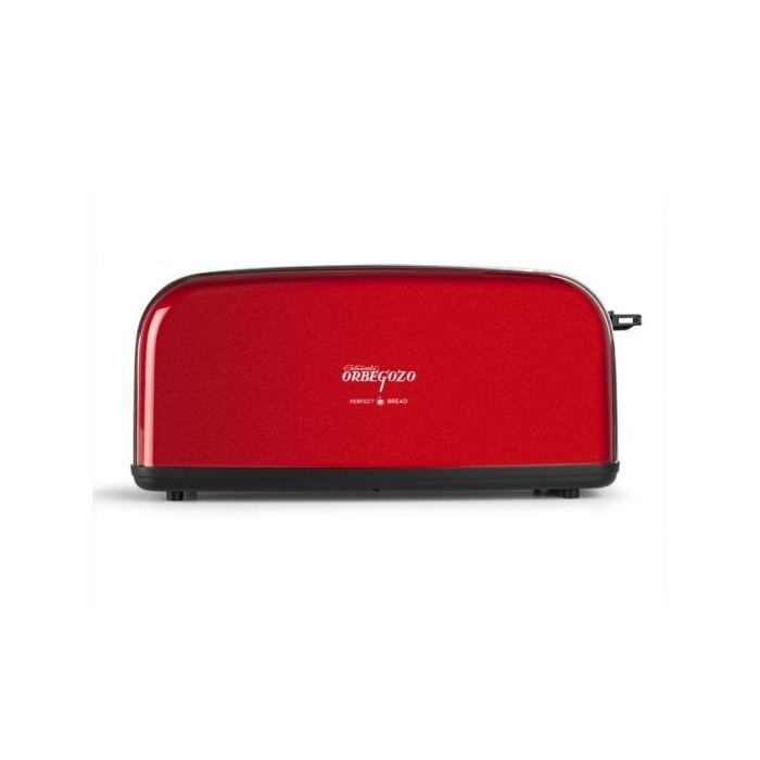 Grille-pain Électrique - Orbegozo - TOV 6200 - Rouge - 2 Tranches - 700-850 W