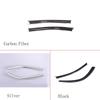 For Mercedes Benz A/GLA/CLA Class W176 A180 2012-2018 Carbon Fiber Chrome Center Console Decoration Strips Trim Car Accessories