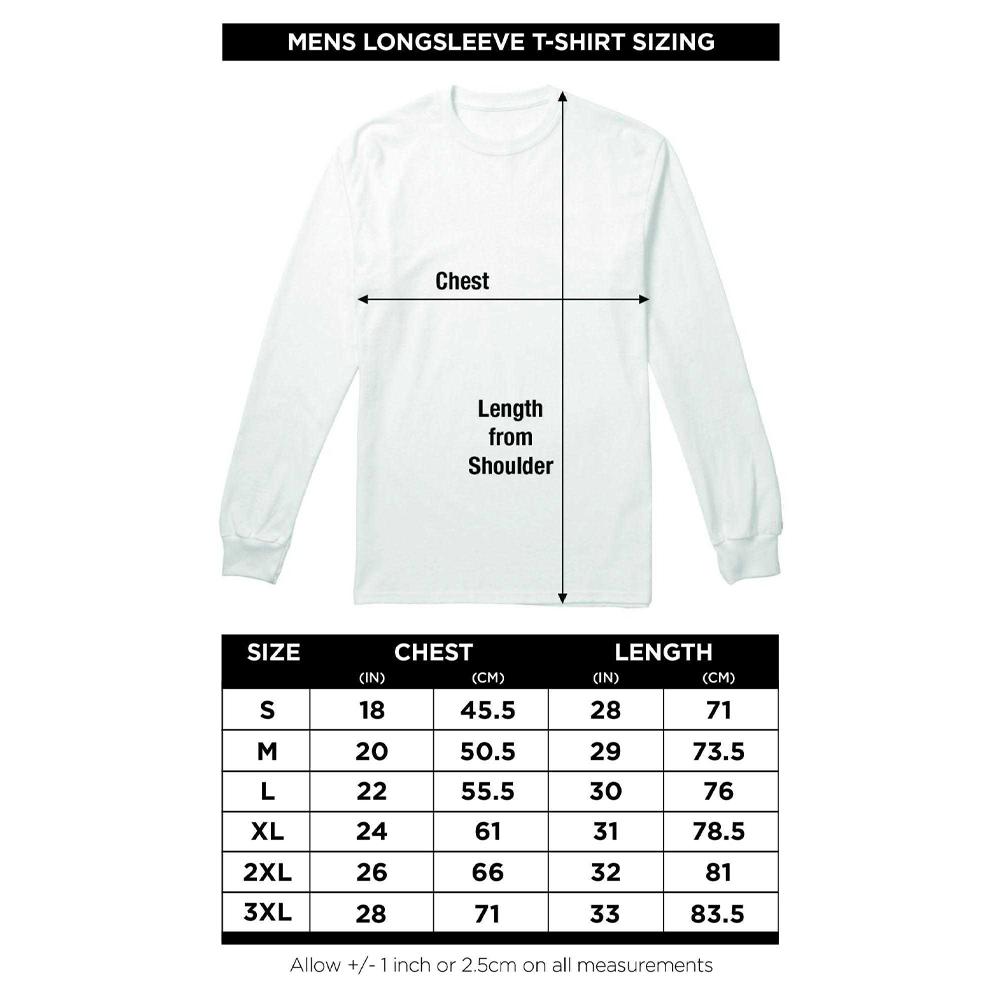 Chevrolet Men's Stacked Logo Long-Sleeved T-Shirt
