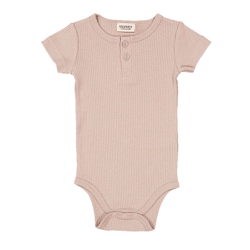Lullaby London Infant and Toddler Soft Class a Modal Open-Button Short-Sleeved One-Piece Romper Bodysuit