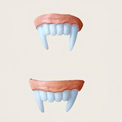 1PC Halloween Props Vampire Fangs Props Zombie Teeth Costume Party Dress Up Props Fake Teeth Set