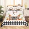 Rabbit Duvet Covers For Children Boys Girls Kawaii Animal Comforter Covers With 2 Pillowcases 3 Pcs Bedding Sets Queen King Size