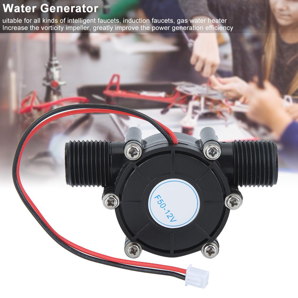 12V 10W Black DC Electric Micro Hydroelectric Hydro Water Generator Accessory