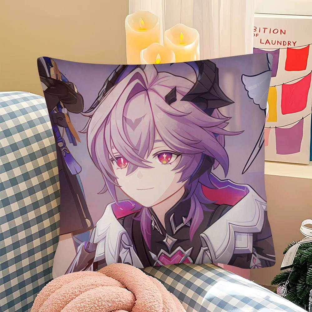 1Pc D-Durin Pillow Case Fashion Square Pillowcase Bedroom Sofa Room Ins Decoration Leisure