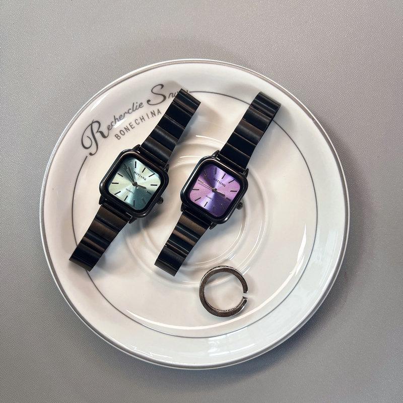 Marke Damen Schwarze Uhr Mode Quarz Uhr Verstellbares Edelstahlarmband Luxus Geschenk Damenuhr Relojes Para Mujer