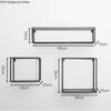Gold Storage Racks Hanging Decor Storage Box Flower Pot House Storage Rack Wall Book Figurines Display Crafts Shelves shelf