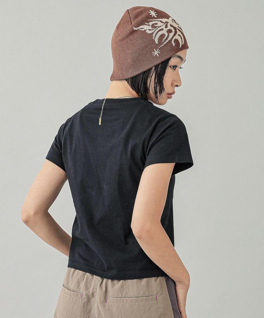 Casual CAPSULE LOGO BABY TEE BLACK X-girl S/S