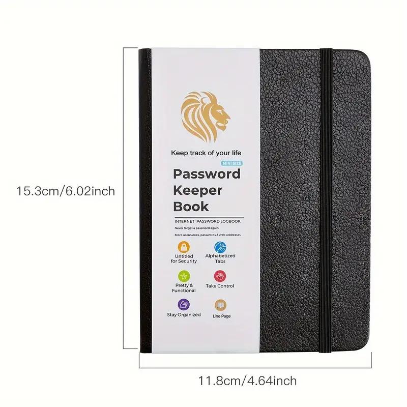 Password Keeper Book With Alphabetical Tabs Notebook Notepad Diary Notebooks Writing Pads Office School Supplies