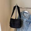 CANVAS Zipper Casual Shoulder Bags Solid Color Commute Simple Women's Bags 2026  Large Capacity Versatile Crossbody Bags