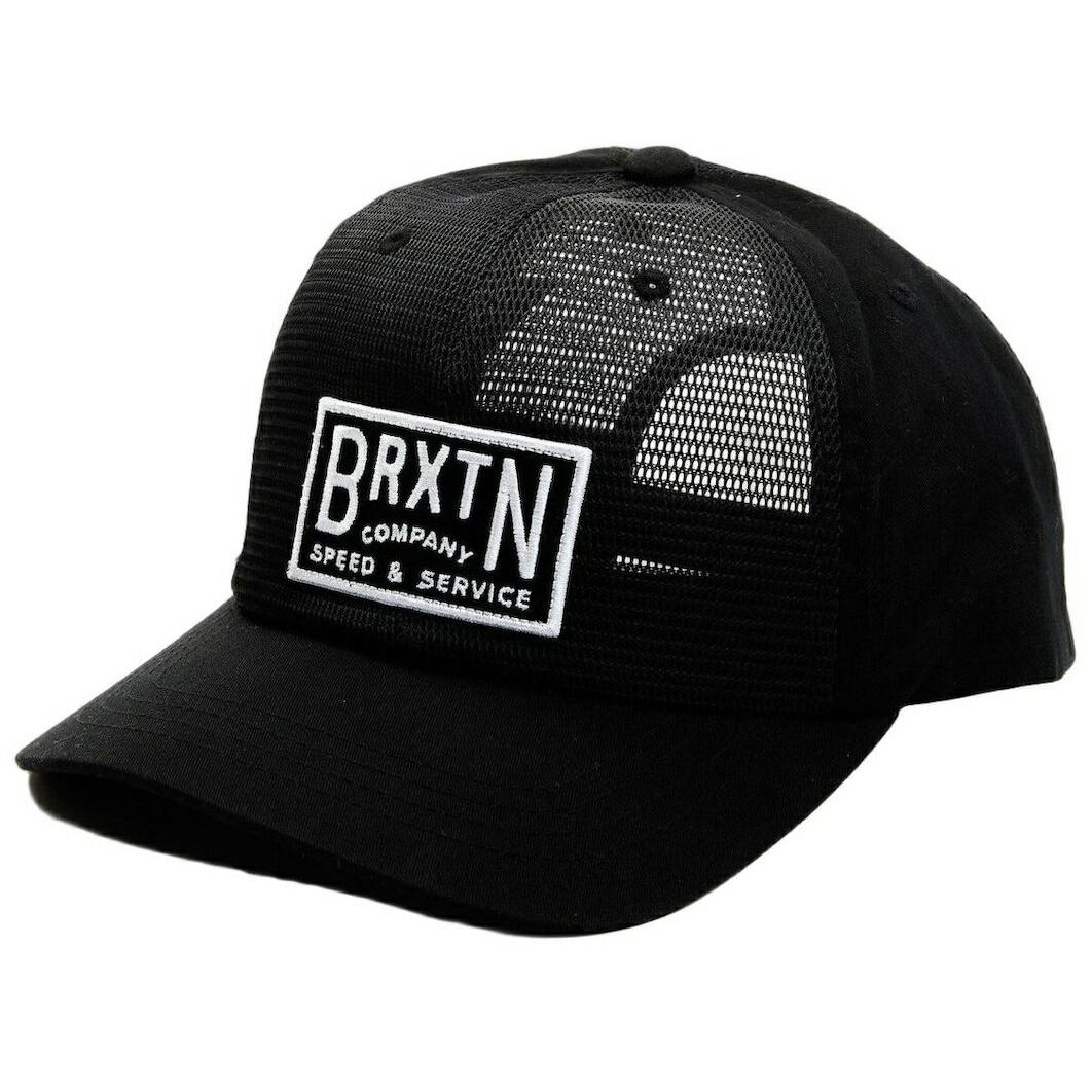 Used Brixton Tune Up LP Mesh Hat Cap Black Cap Free Shipping