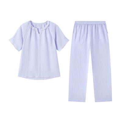 Women's Zhang Linghe Recommended Crinkle Gauze Loungewear Set