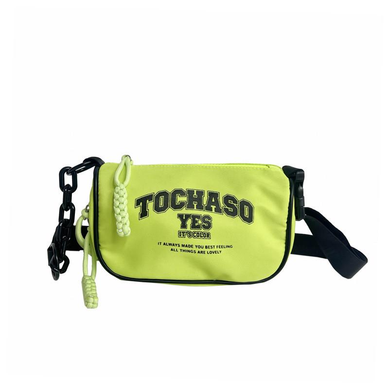 

2024 Spring New Fashion Children s Bag Boys Girls Letter Shoulder Bag Outdoor Travel Crossbody Cloth Bag зелений